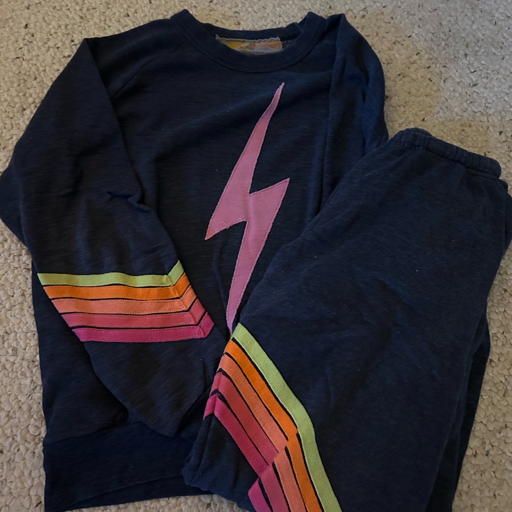 Aviator Nation Navy Set Lightning Bolt - Picture 2 of 6